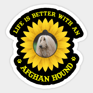 Afghan Hound Lovers Sticker